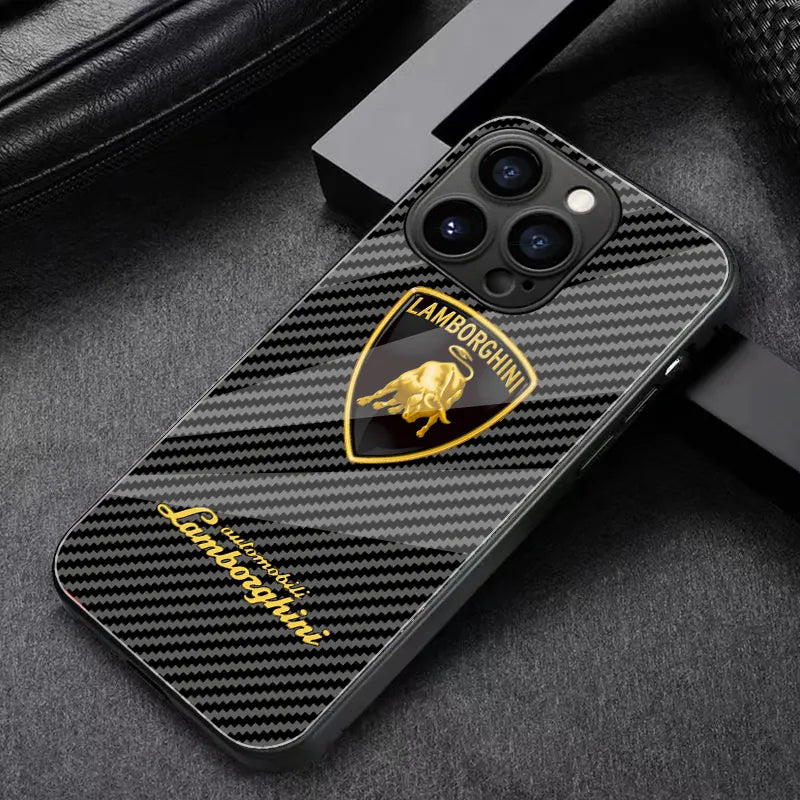 PulseCase™ Auto Logo Glass iPhone Case SET 3 – with MAGSAFE