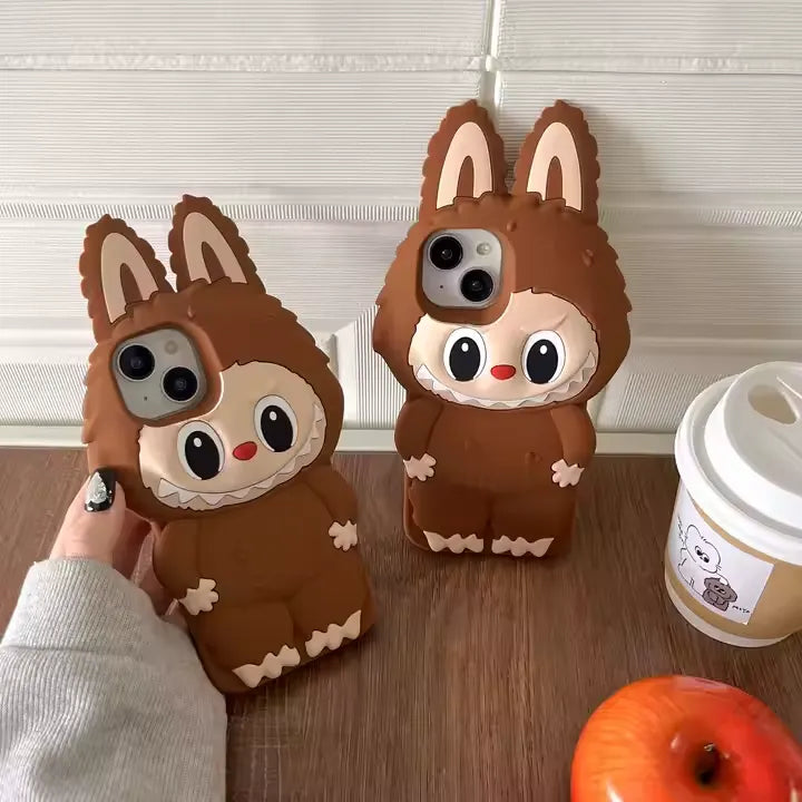 LABUBU™ Plushy Bunny Full-Body 3D Case