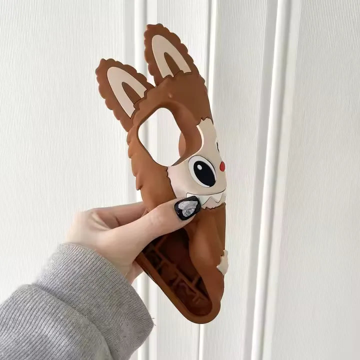 LABUBU™ Plushy Bunny Full-Body 3D Case
