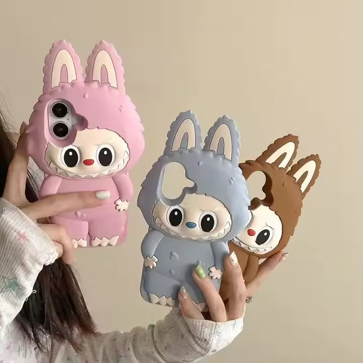 LABUBU™ Plushy Bunny Full-Body 3D Case