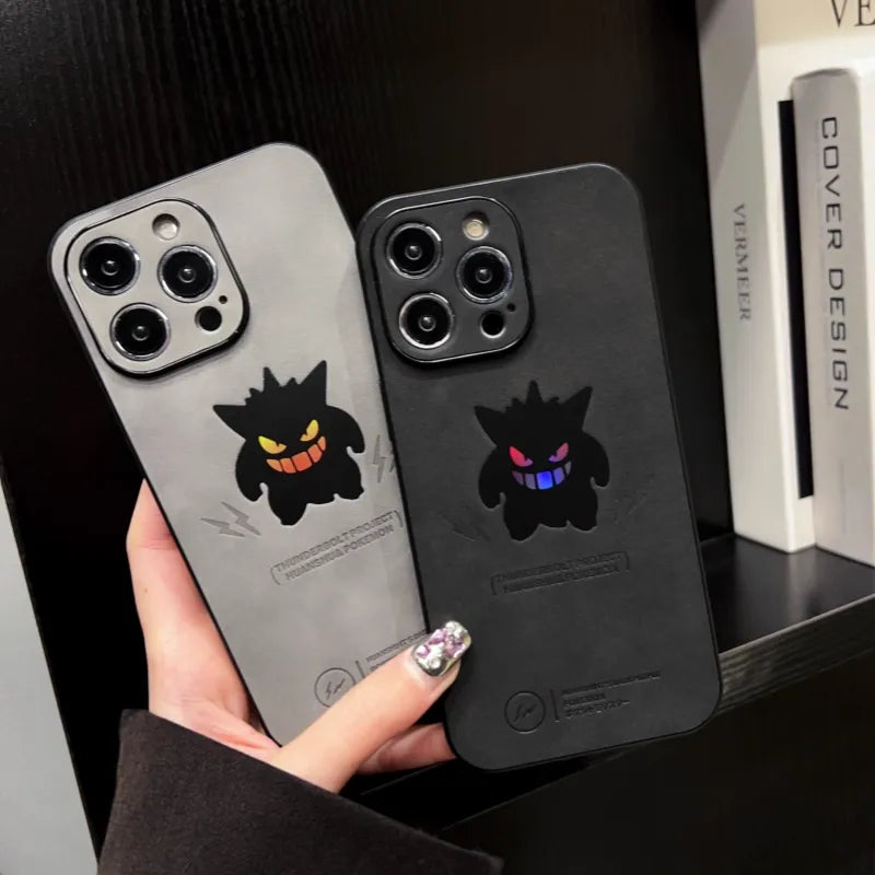 Laser Cartoon Gengar iPhone Case 👻