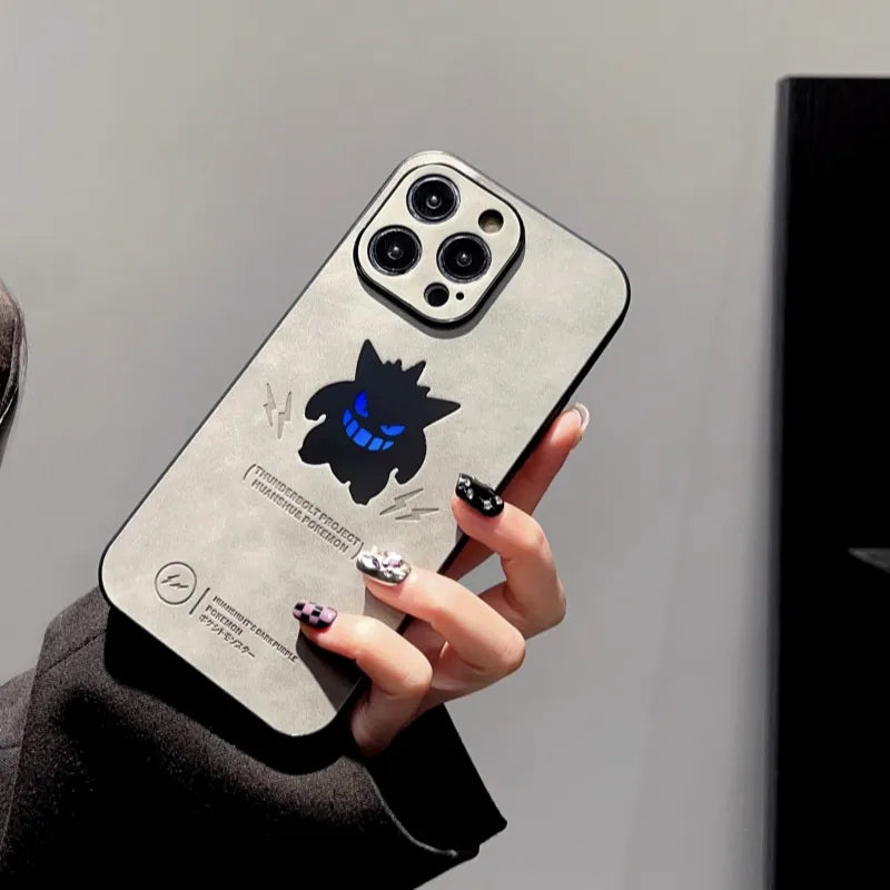 Laser Cartoon Gengar iPhone Case 👻
