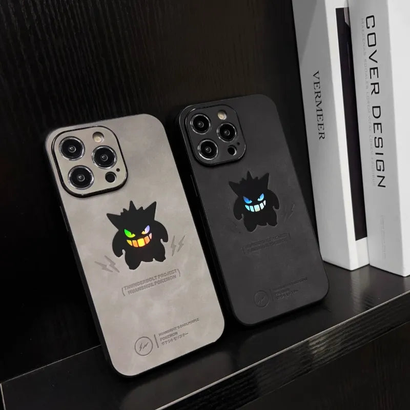 Laser Cartoon Gengar iPhone Case 👻
