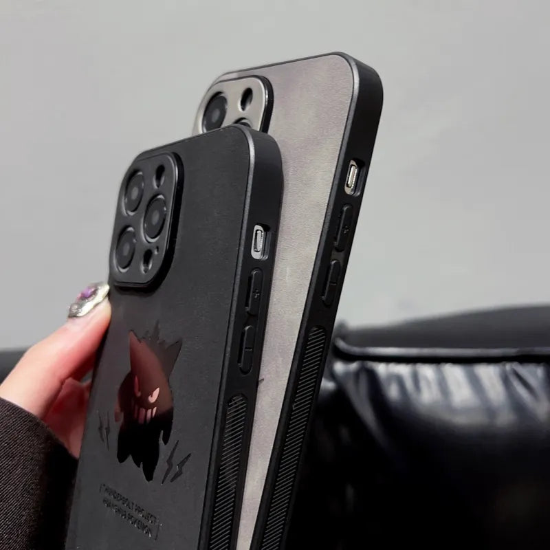 Laser Cartoon Gengar iPhone Case 👻