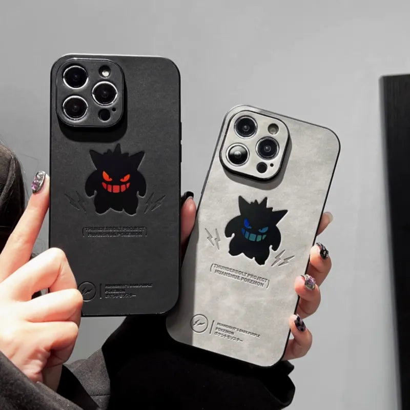 Laser Cartoon Gengar iPhone Case 👻