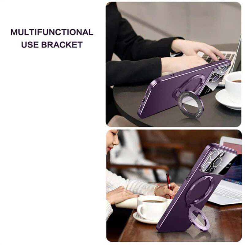 MagRing™ Grip Stand Case for iPhone – MagSafe & Kickstand Function