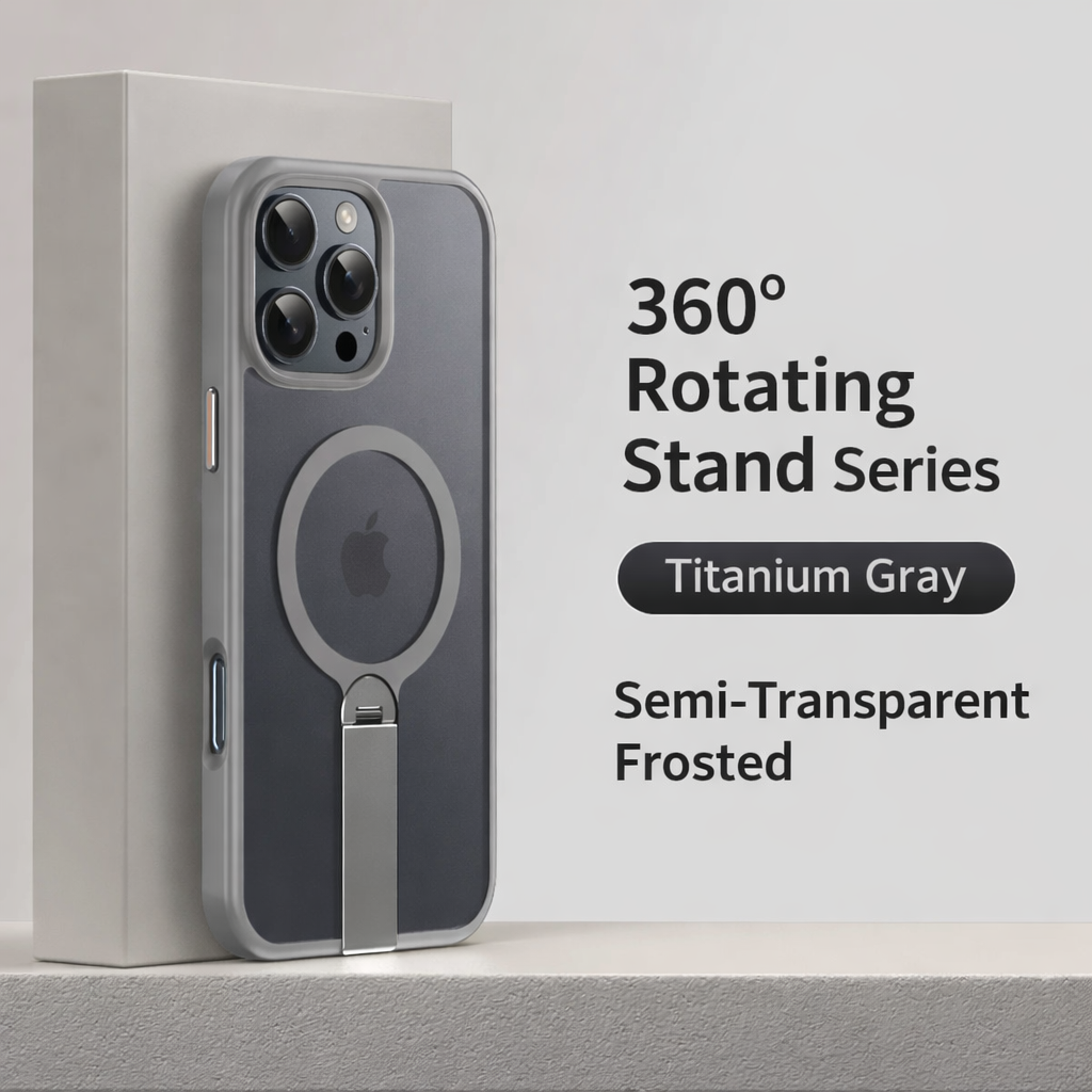 PulseCase™ MagStand 360 Case – MagSafe Rotating Stand iPhone Case