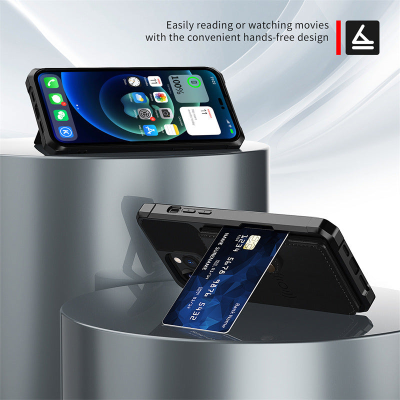 PulseCase™ MagMount Wallet Case – Magnetic Car Mount + Card Holder