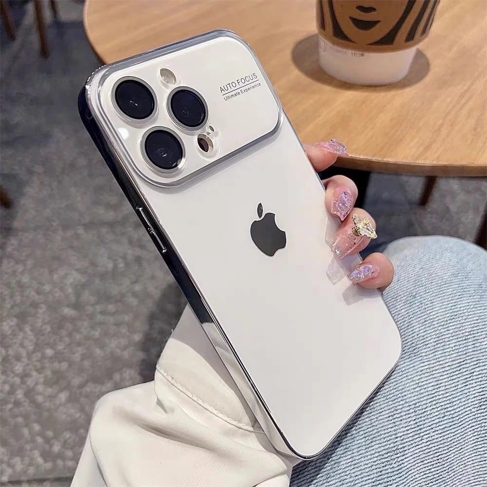 PureView™ Transparent iPhone Case – Soft & Sleek with Raised Lens Guard