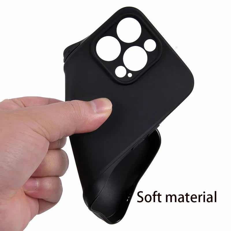 Golf MK1 GTI Car-Inspired Soft Black Case – Compatible with iPhone 11 to 16 Series