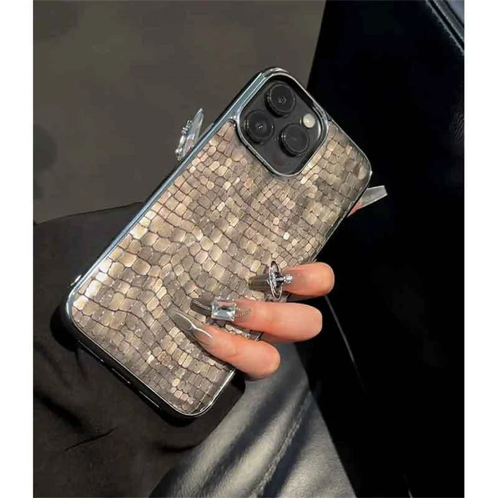 PulseCase™ CrocoLux – Glossy Crocodile iPhone Case | Shockproof & Luxury Look