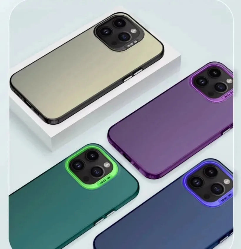 AMG GT Inspired Car Phone Case – Matte Anti-Fall Cover for iPhone 12–16 Series