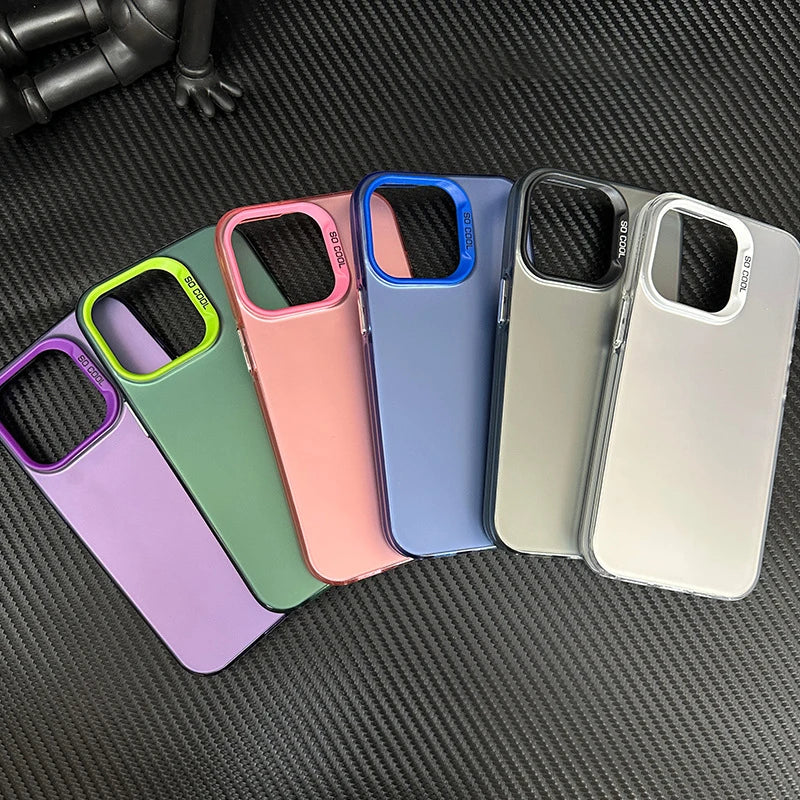 AMG GT Inspired Car Phone Case – Matte Anti-Fall Cover for iPhone 12–16 Series