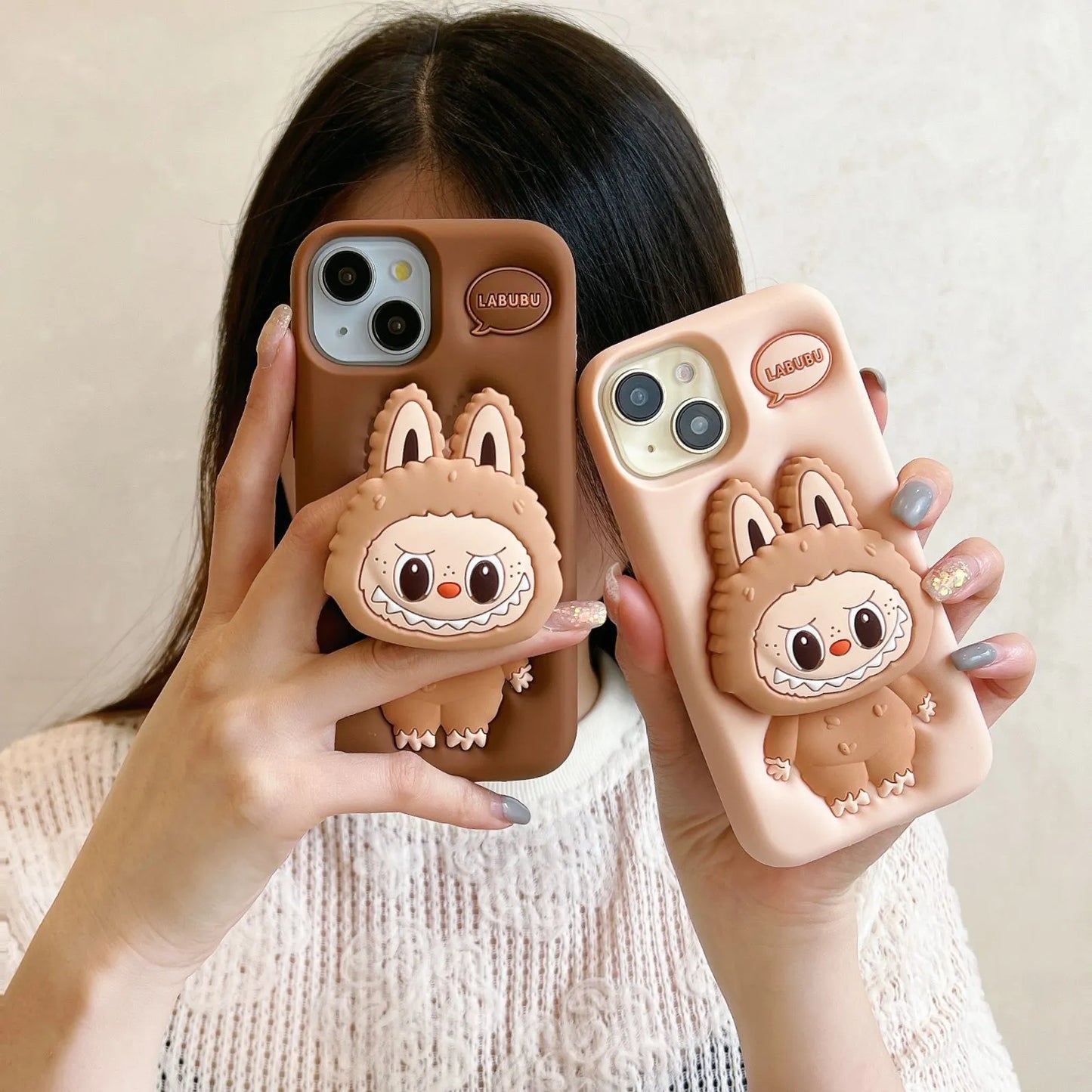 LABUBU™ 3D Bunny Soft Touch Case
