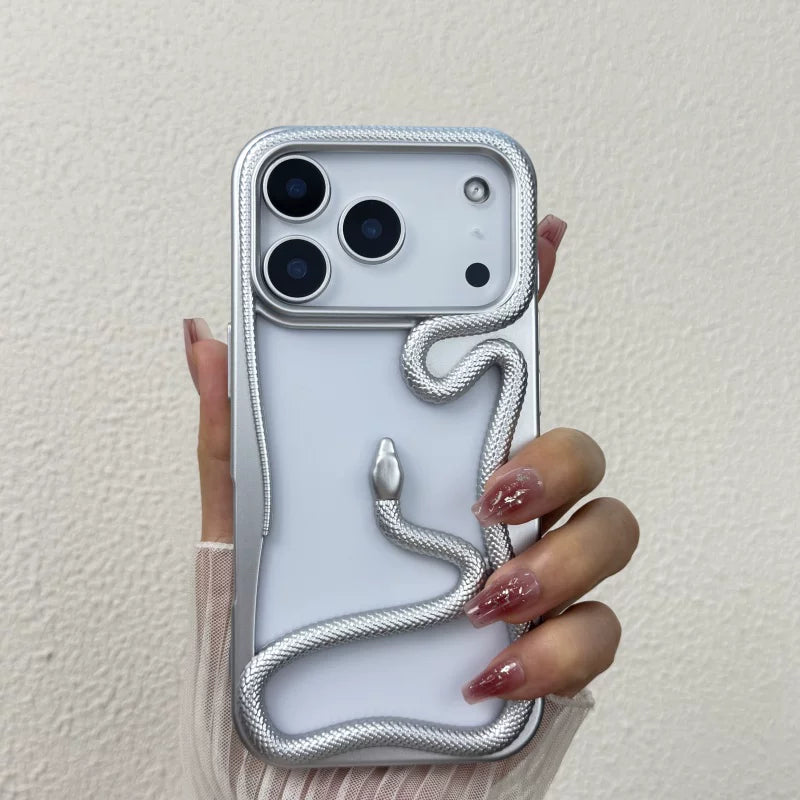 PulseCase™ 3D Snake Frame Case – Glossy & Matte Edition