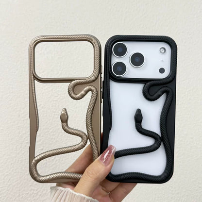 PulseCase™ 3D Snake Frame Case – Glossy & Matte Edition