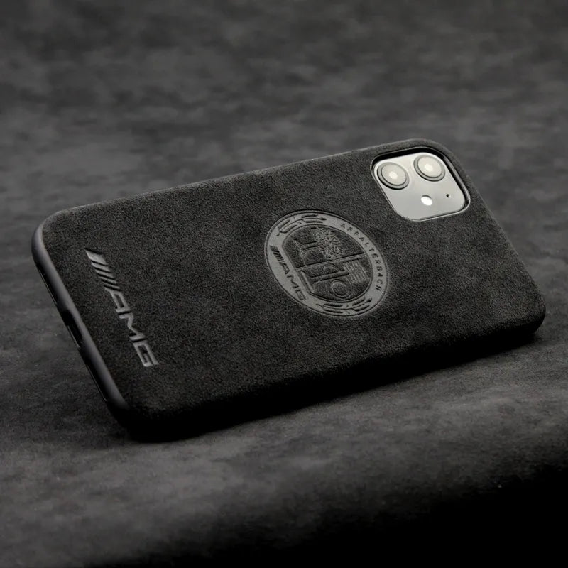 PulseCase™ AMG Alcantara iPhone Case – Premium Racing Edition