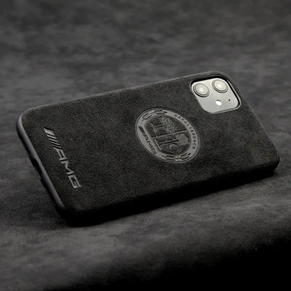 PulseCase™ AMG Alcantara iPhone Case – Premium Racing Edition