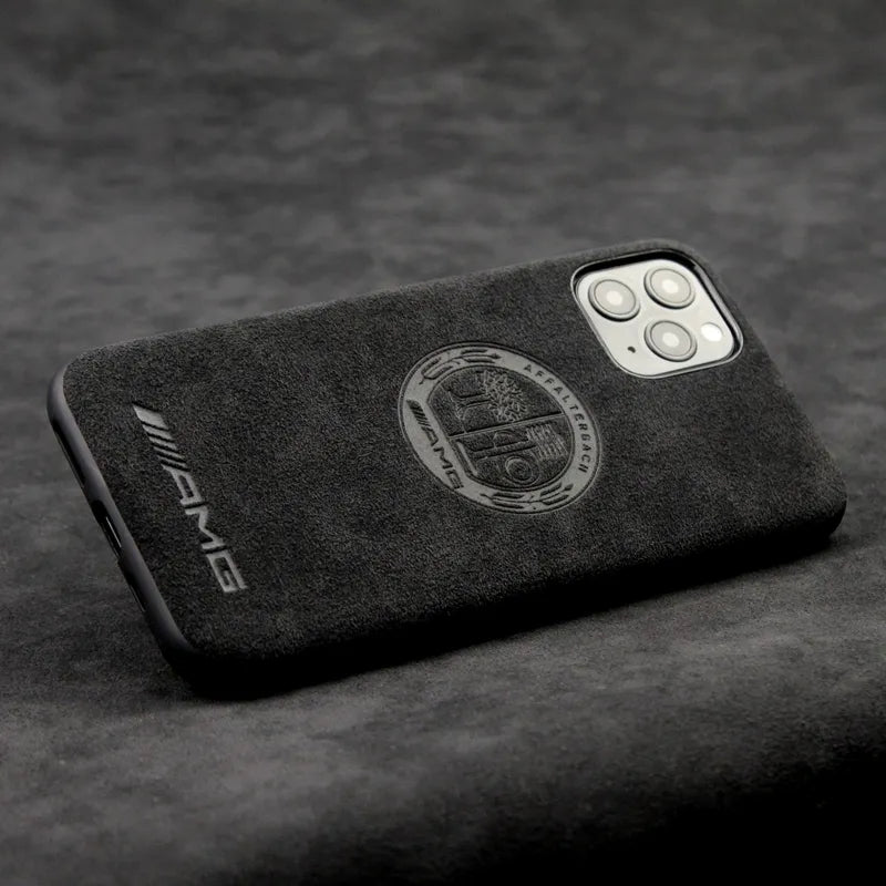 PulseCase™ AMG Alcantara iPhone Case – Premium Racing Edition