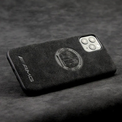 PulseCase™ AMG Alcantara iPhone Case – Premium Racing Edition