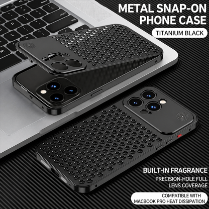 PulseCase™ AeroShield Metal Case – Heat Dissipation & Shockproof Design