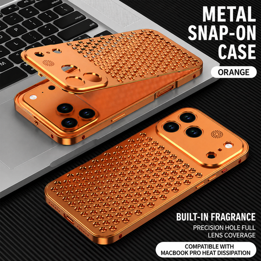 PulseCase™ AeroShield Metal Case – Heat Dissipation & Shockproof Design