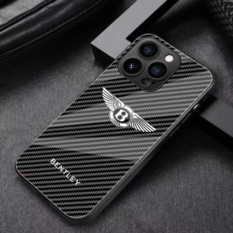PulseCase™ Auto Logo Glass iPhone Case SET 2 – with MAGSAFE