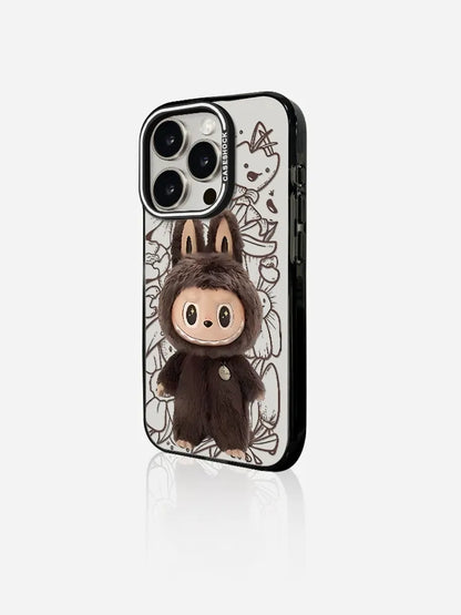 PULSECASE™ Cocoa Bunny iPhone Case – Labubu Plush Series