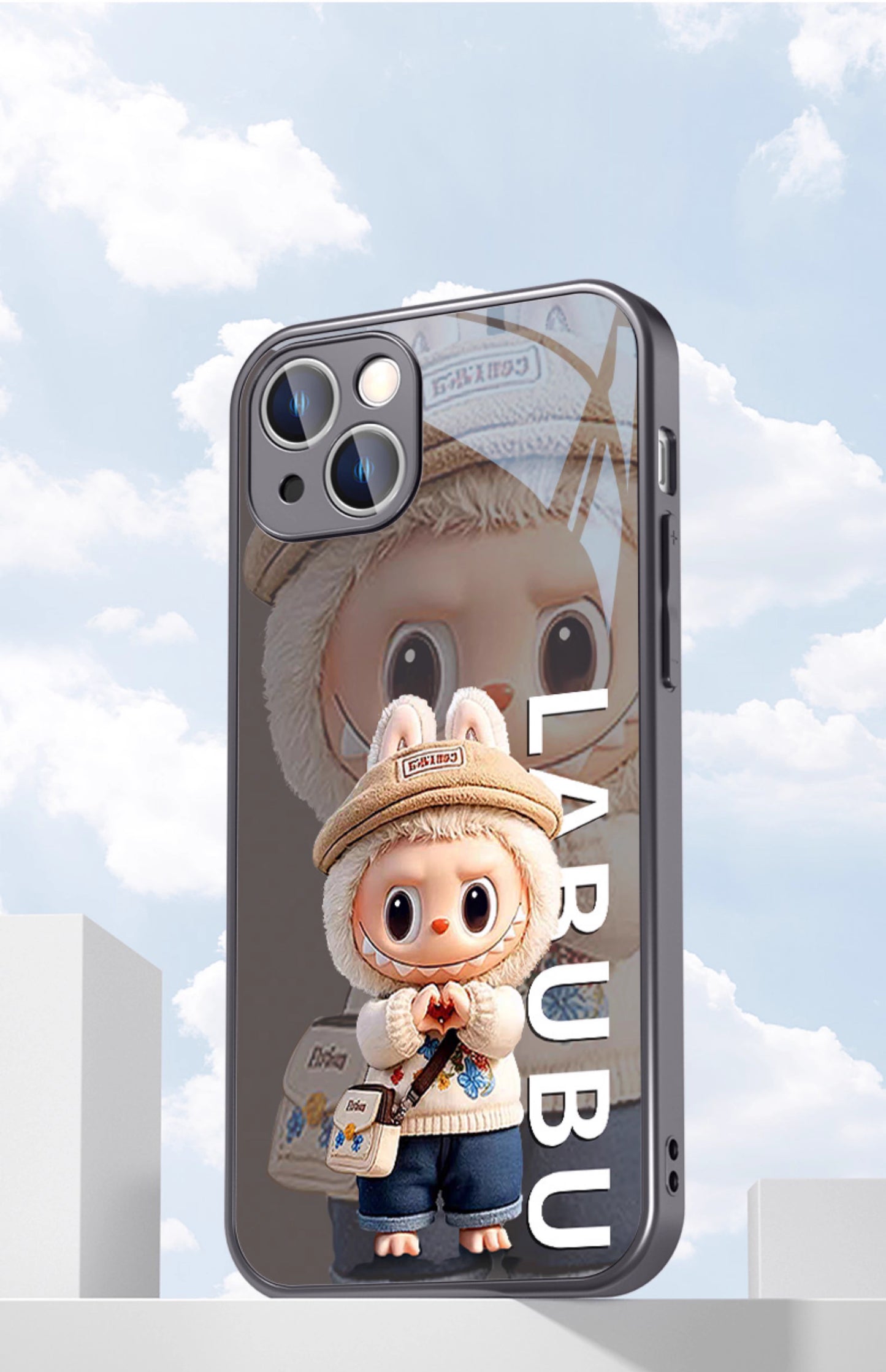LABUBU™ Galaxy Pop iPhone Case – Soft Drop-Proof Toy Series