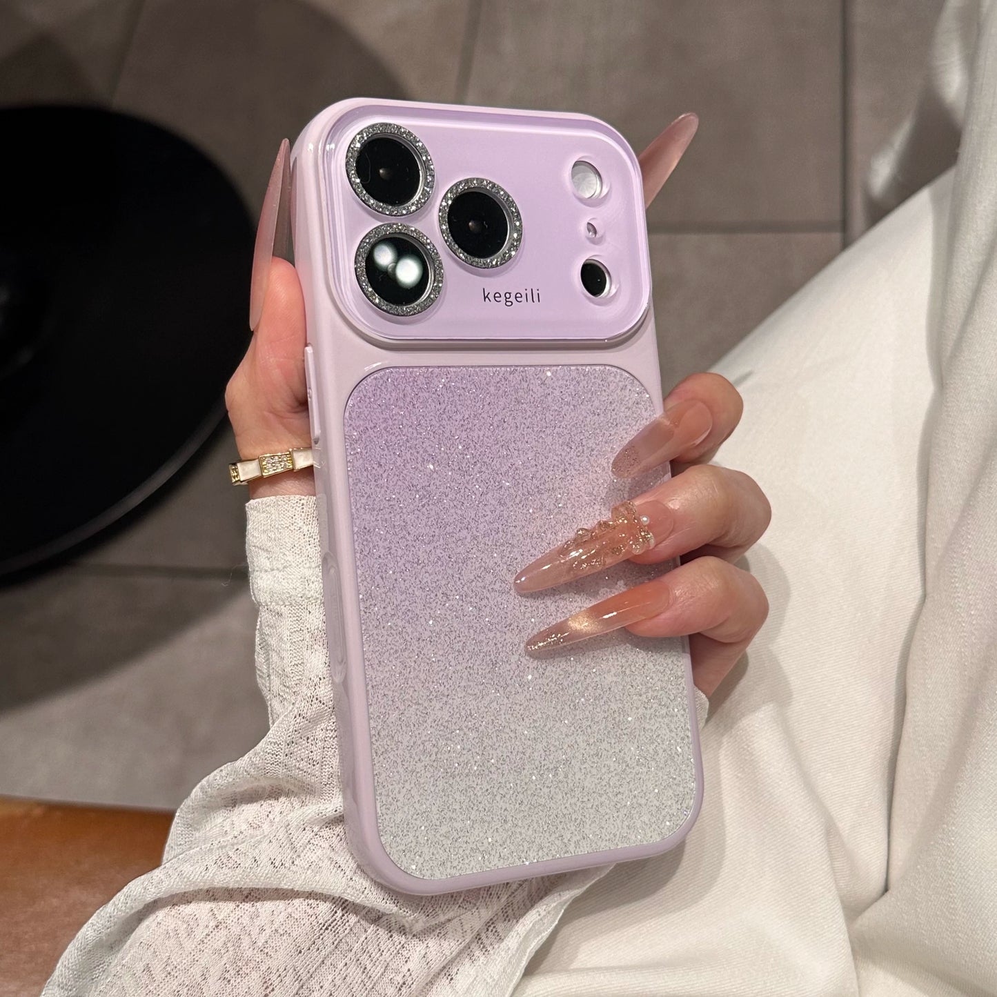 PulseCase™ GlowFade Case – Glitter Gradient Edition