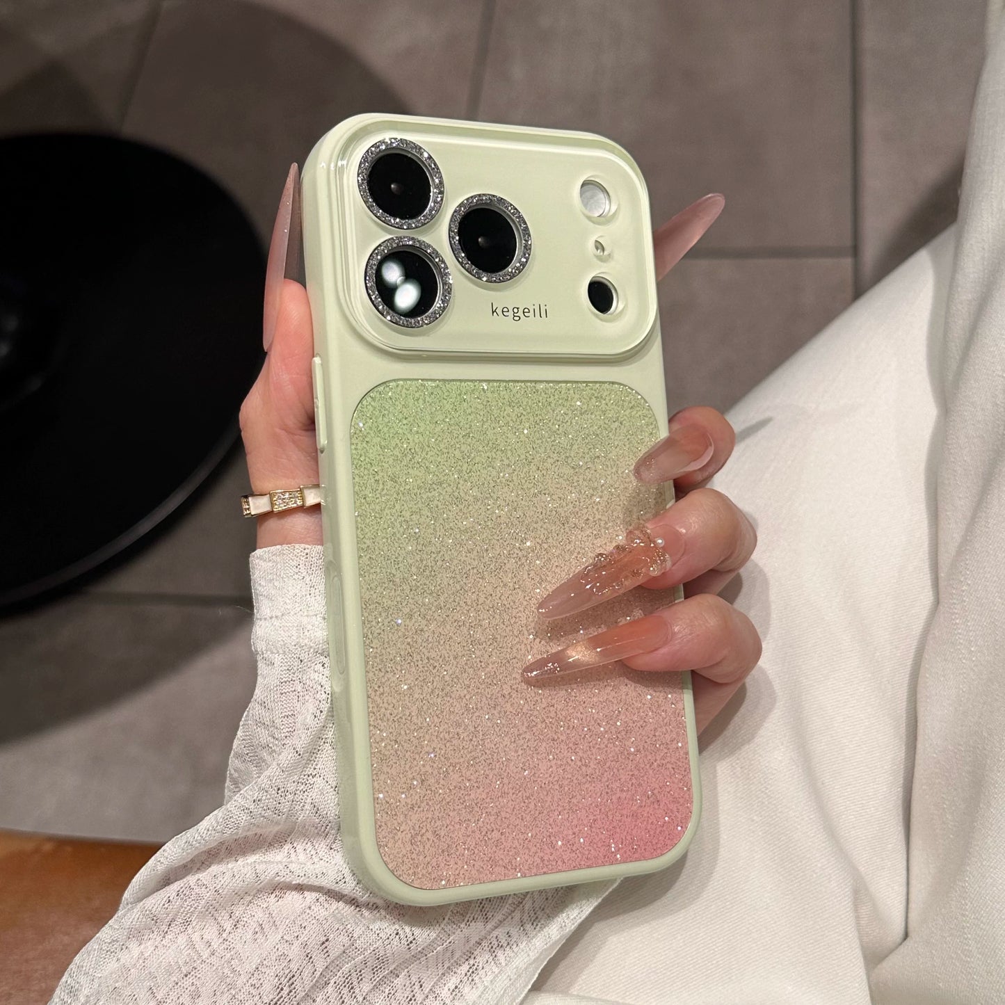 PulseCase™ GlowFade Case – Glitter Gradient Edition