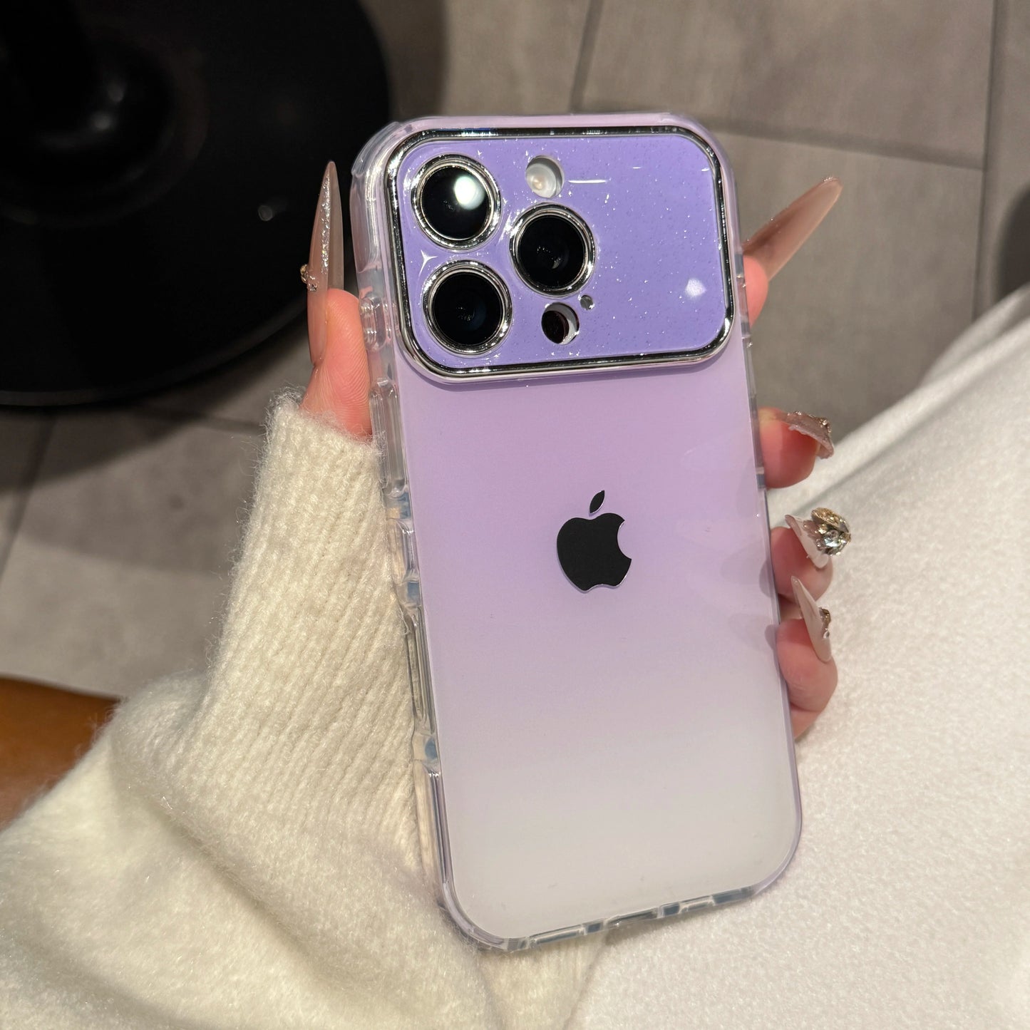 PulseCase™ Gradient Glitter iPhone Case – Shimmer Effect & Shockproof Protection