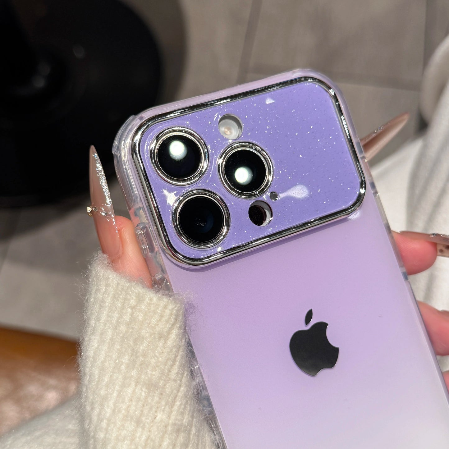 PulseCase™ Gradient Glitter iPhone Case – Shimmer Effect & Shockproof Protection