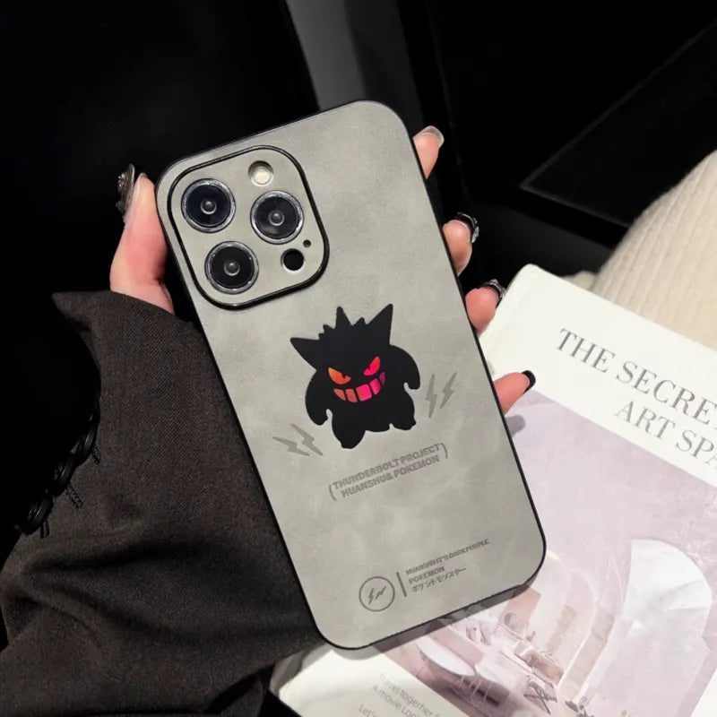 Laser Cartoon Gengar iPhone Case 👻