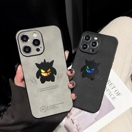 Laser Cartoon Gengar iPhone Case 👻