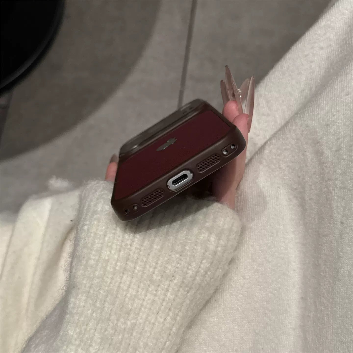 PulseCase™ Luxe Leather Frame Case – Premium Camera Protection