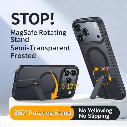PulseCase™ MagStand 360 Case – MagSafe Rotating Stand iPhone Case
