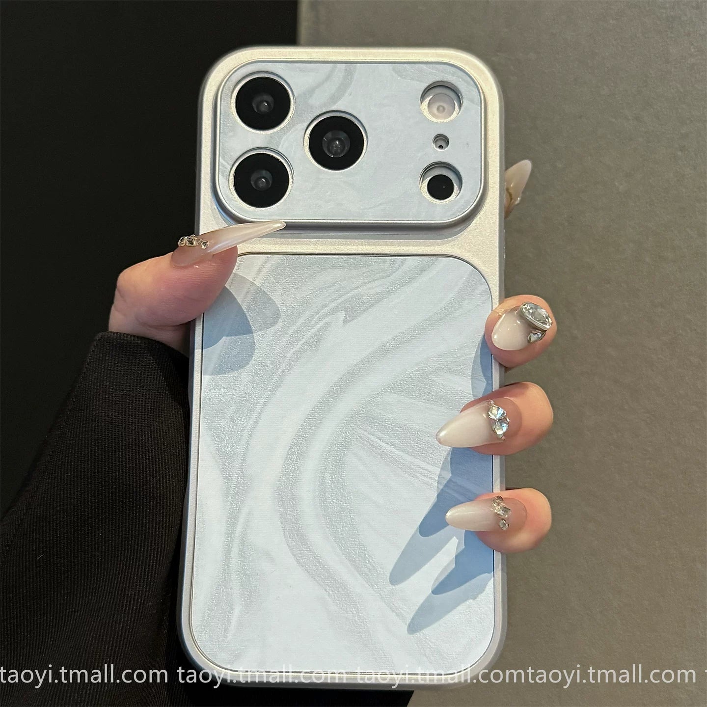 PulseCase™ Marble Wave Case – Luxury Frosted Edition