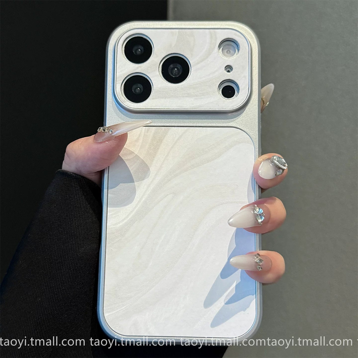 PulseCase™ Marble Wave Case – Luxury Frosted Edition