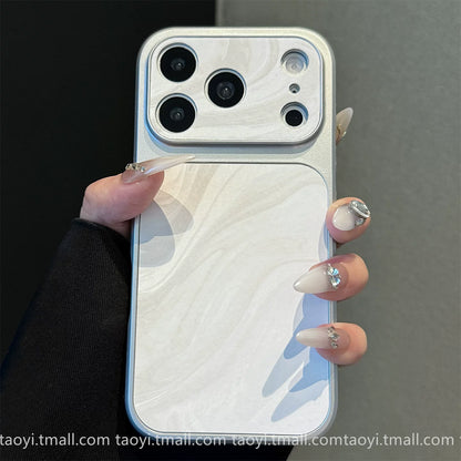 PulseCase™ Marble Wave Case – Luxury Frosted Edition