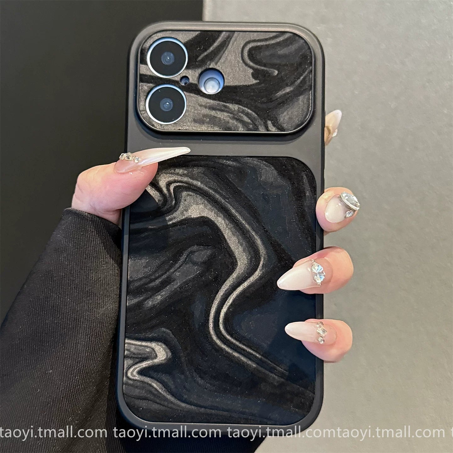 PulseCase™ Marble Wave Case – Luxury Frosted Edition