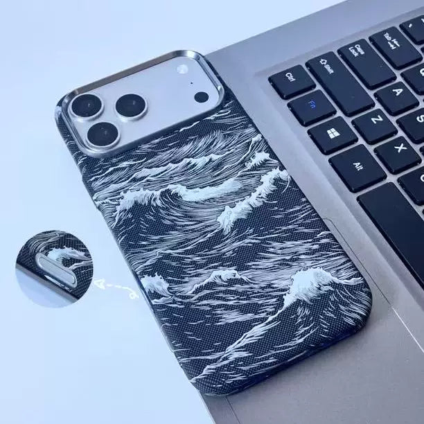PulseCase™ Ocean Wave Case – Premium Texture Edition
