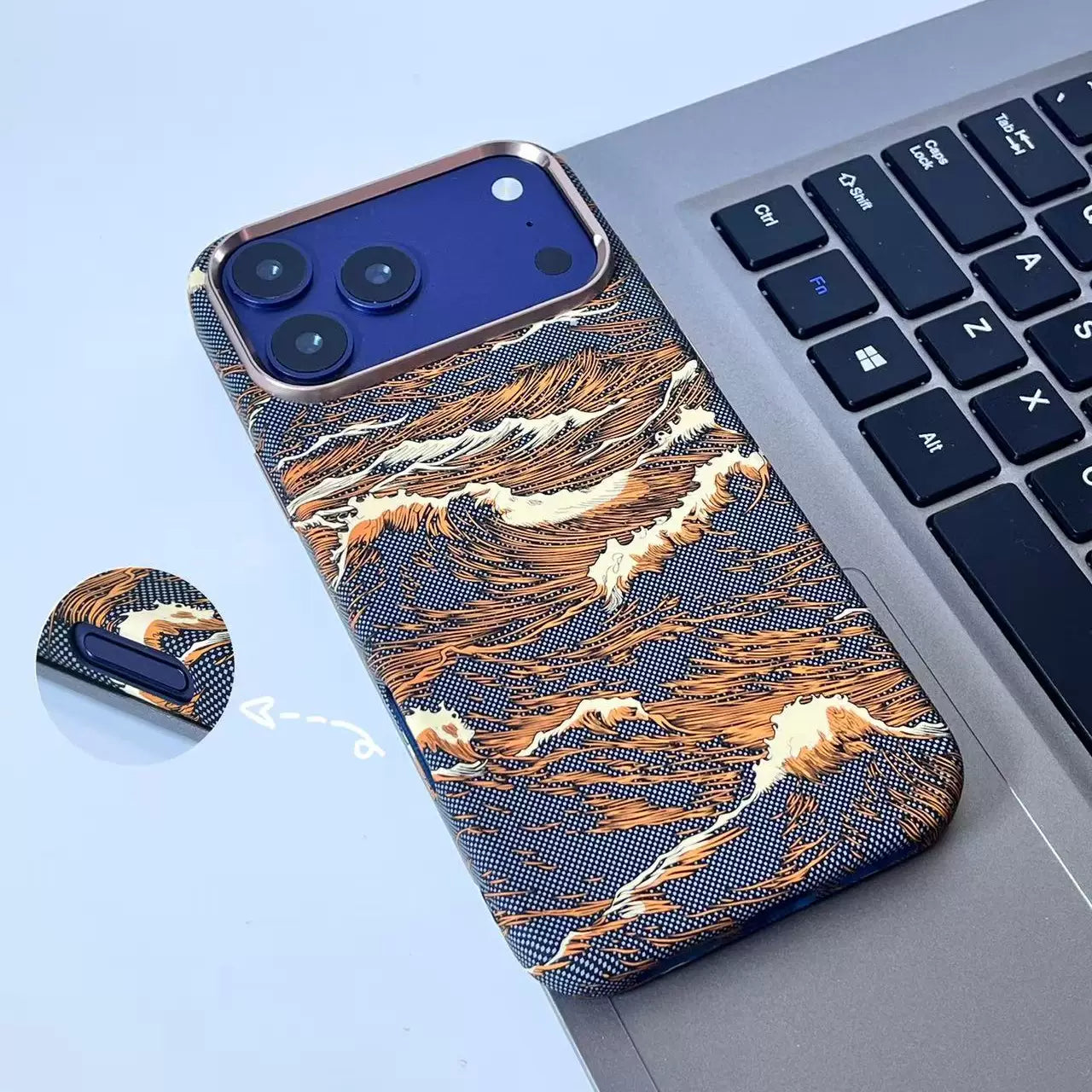 PulseCase™ Ocean Wave Case – Premium Texture Edition