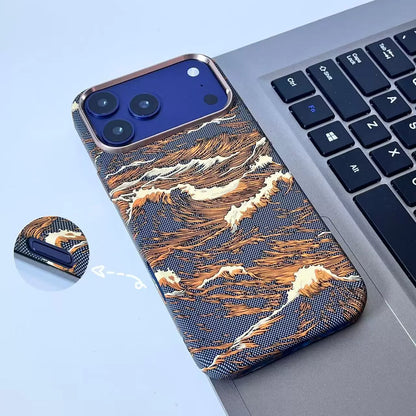 PulseCase™ Ocean Wave Case – Premium Texture Edition