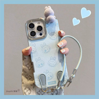 LABUBU™ Pool Party 3D Case with Beaded Charm