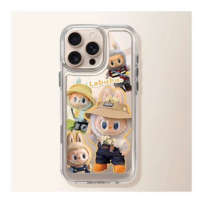 LABUBU™ Pop Bunny Clear iPhone Case – Kawaii Drop-Proof Edition