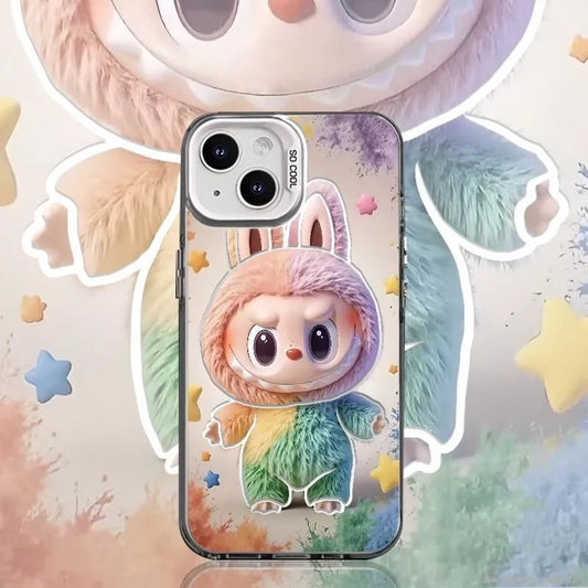 LABUBU™ Rainbow Furry iPhone Case – Limited Edition