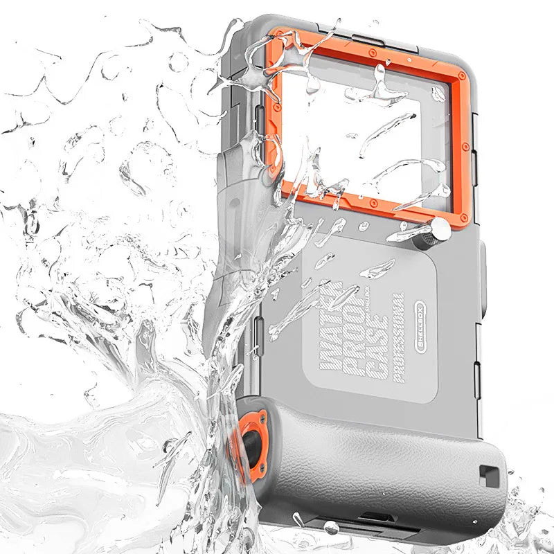 Universal Waterproof Diving Phone Case with Lanyard – IPX8 Certified for iPhone, Samsung & Devices up to 6.8"