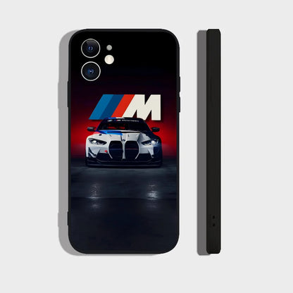 EPC™ M2 M4 Sports Car Case – Shockproof Soft Silicone Phone Cover for iPhone 6 to iPhone 16 Series