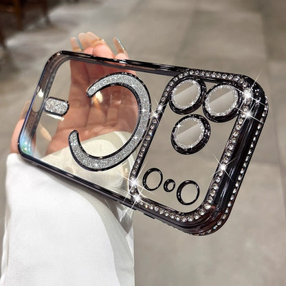 ClearEdge Sparkle Case for iPhone – Magnetic Frame & Full Camera Protection